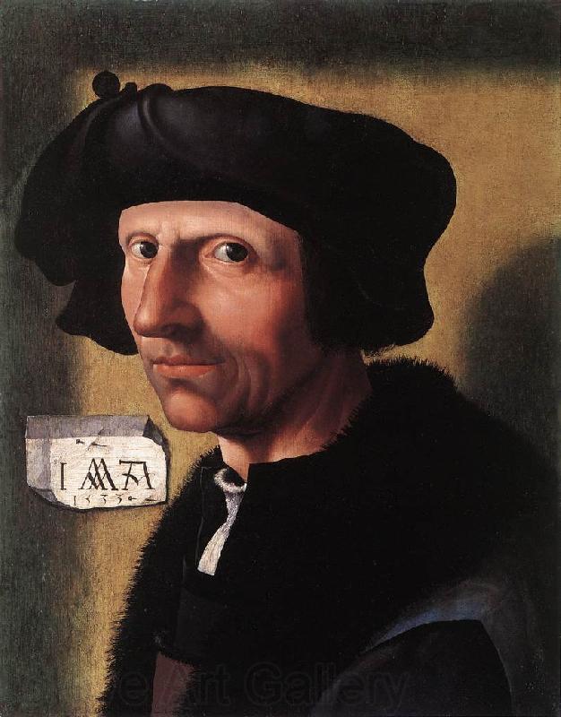 CORNELISZ VAN OOSTSANEN, Jacob Self-Portrait dfgd France oil painting art